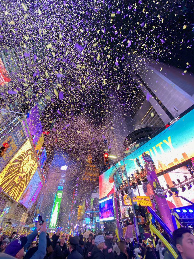 watch the Times Square ball drop for free