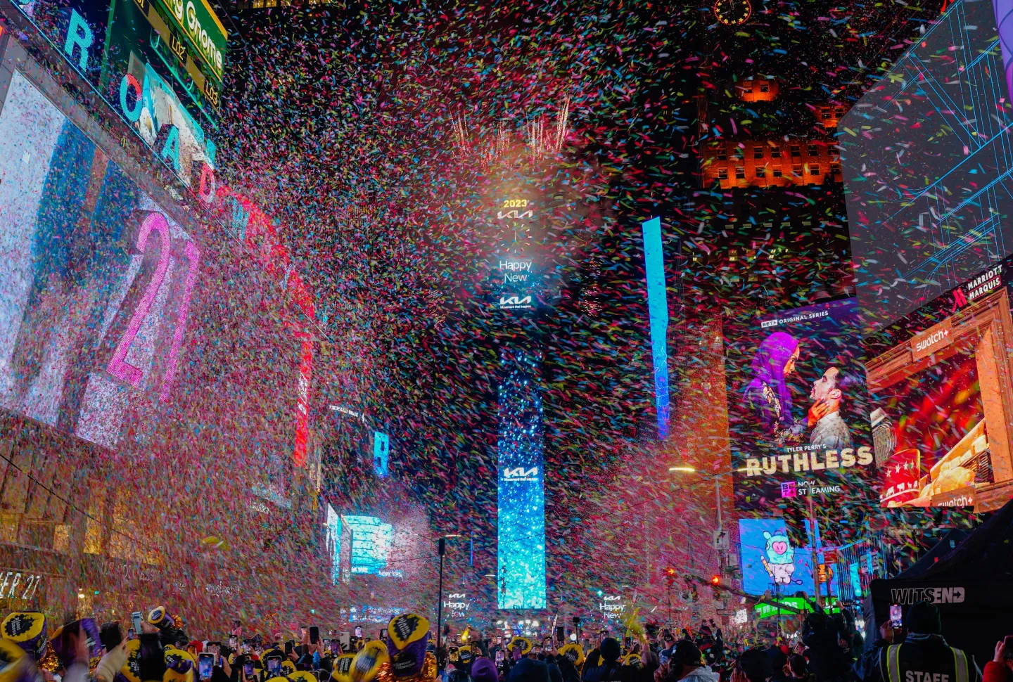 Watch the Times Square Ball Drop for free